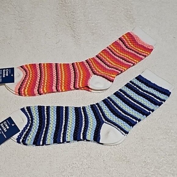 Old Navy Womens Crochet Crew Socks One Size New - Picture 1 of 9